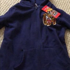 Ed Handry Hoodie Navy Medium (10-13yr old size)